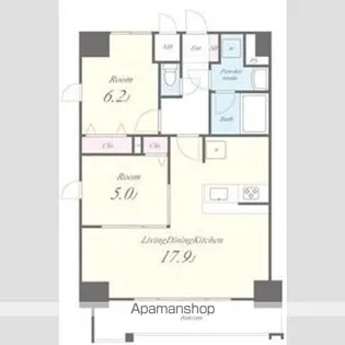 トレヴィ高岳【11階】の間取り