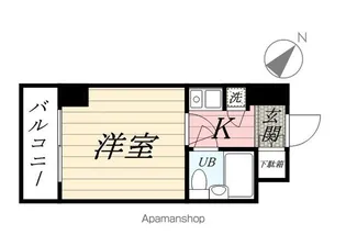クリオ阪東橋壱番館【4階】の間取り
