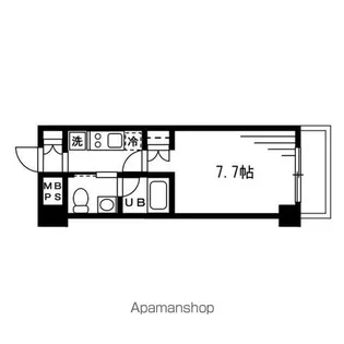 レジディア新宿イースト【2階】の間取り