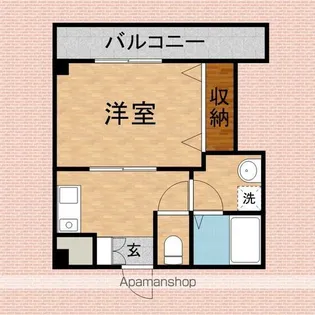 CASA ROSSAふじみ野【3階】の間取り