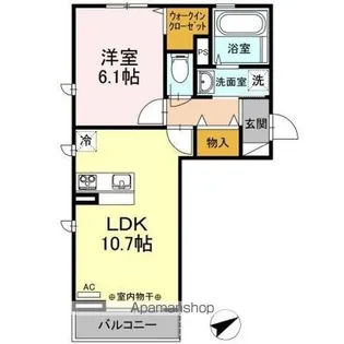 セジュール夢【3階】の間取り