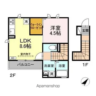 クオーレ千石【2階】の間取り