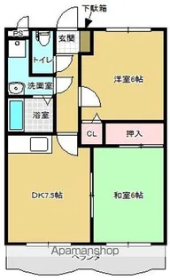セゾン北条谷【2階】の間取り