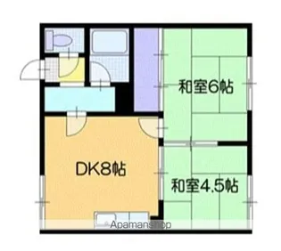 コーポラス桧【103号室】の間取り