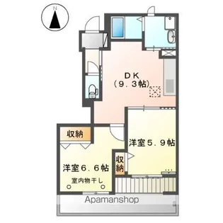 ローズコート【1階】の間取り