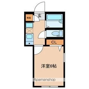 グローウェルス池袋【1階】の間取り
