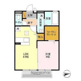 グランドソレーユ.S【1階】の間取り