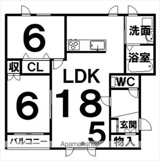 TRM【3階】の間取り