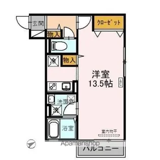 エイトキューブOne A【1階】の間取り