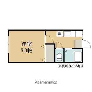 レジデンス185【105号室】の間取り