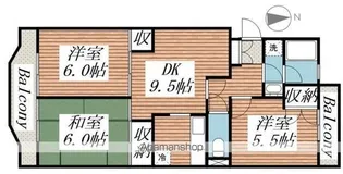 エスティア【2階】の間取り
