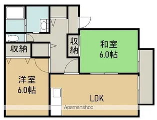 ダイワファームB棟【202号室】の間取り
