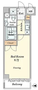 グランハイツ東新宿【2階】の間取り