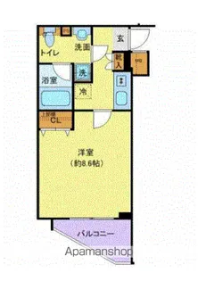 プレール・ドゥーク高井戸【407号室】の間取り