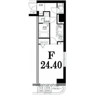 1Kの間取り画像