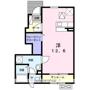 クレエ【1階】の間取り