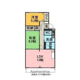 エスポワール【3階】の間取り