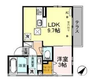 Feliz colina【1階】の間取り