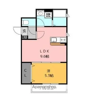 Clartvilla博多南【1階】の間取り