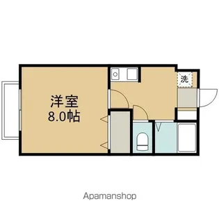 スウィン・フィールドB【203号室】の間取り