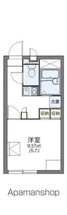 レオパレスローザリー【2階】の間取り
