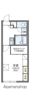 レオパレス北丘珠Ⅱ【204号室】の間取り