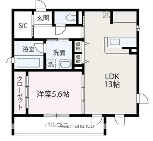 ラ・ルーチェ(成増)【201号室】の間取り