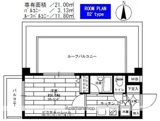 ステージファースト井荻【7階】の間取り