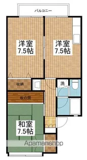 エルフォード有楽【C号室】の間取り