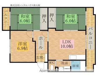 グラン・シャリオ【405号室】の間取り