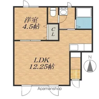 スクエア【1階】の間取り