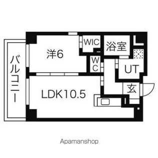 プルミエ イムーブル【4階】の間取り