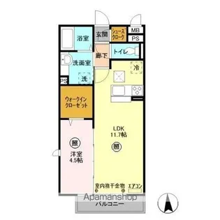 メルヴェーユ三郷中央 C【1階】の間取り