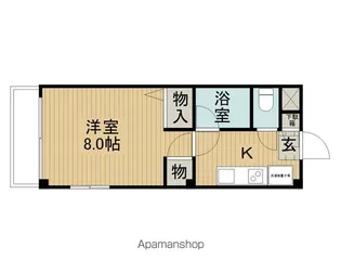 マンションアドーマ【201号室】の間取り