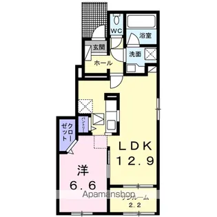 LIBRE&DEMEUREⅡ【1階】の間取り