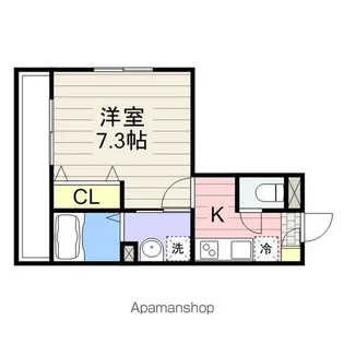 ロンボヌール稲毛【3階】の間取り
