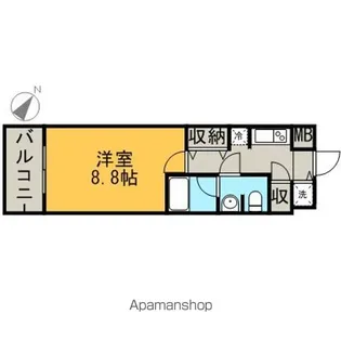 セノアタワー泉【9階】の間取り