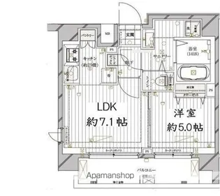 レガリス高円寺Ⅱ【7階】の間取り