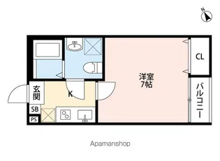 バーゼル【3階】の間取り