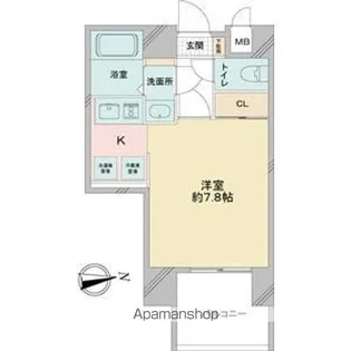 リエス鶴舞 EAST TOWER【8階】の間取り