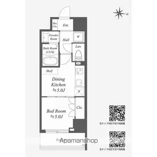 ALPHA PRIME東陽町【3階】の間取り