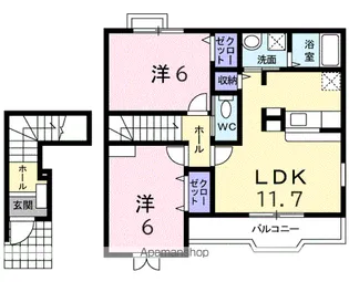 エスポアールGK【2階】の間取り