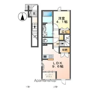 クオレ【2階】の間取り