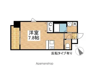 プレサンス鶴舞駅前ブリリアント【3階】の間取り