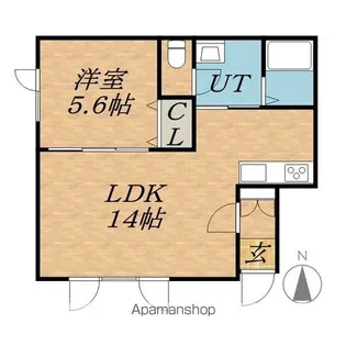 アイーレⅡ【2階】の間取り