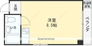 エイチ ツーオー高井田ビル【5階】の間取り