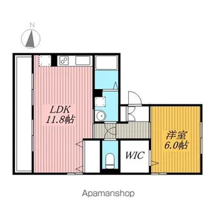千葉県千葉市稲毛区作草部町【アパート】の間取り