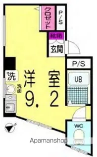 エルテナ西久保【1階】の間取り
