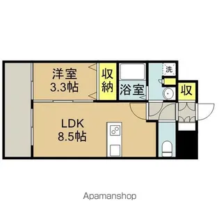 HGS山王南【5階】の間取り