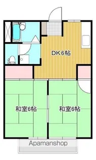 ロイヤルハイツ【1階】の間取り